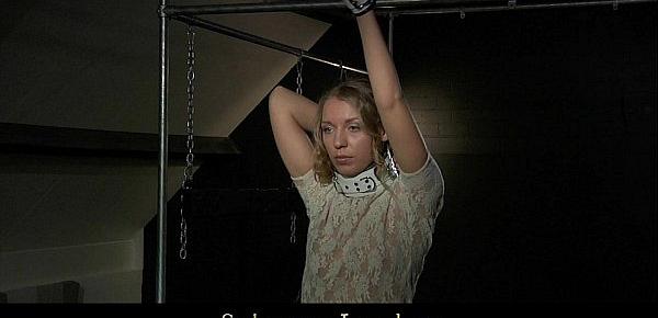  Curly innocent blonde Mary Dream hard bdsm training